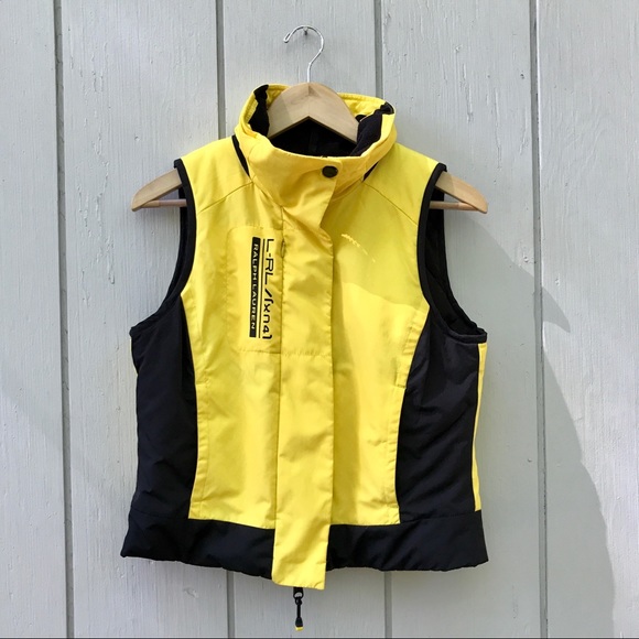 ralph lauren yellow vest